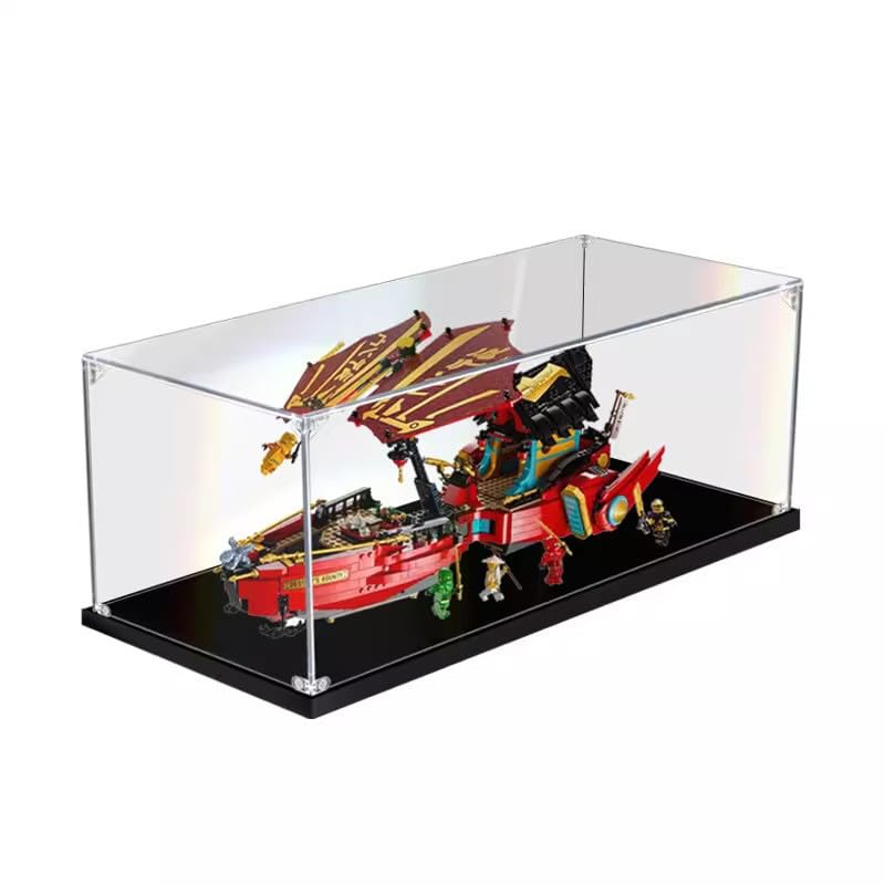Acrylic Display Case Dust Cover for lego 71797Building Block Model Assembly Transparent Display Box Dust Proof Storage Box Only Display Case3MM