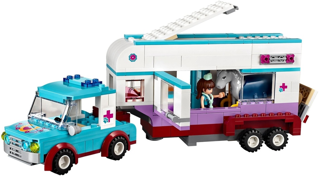 LEGO 41125 Friends Horse Vet Trailer Construction Set