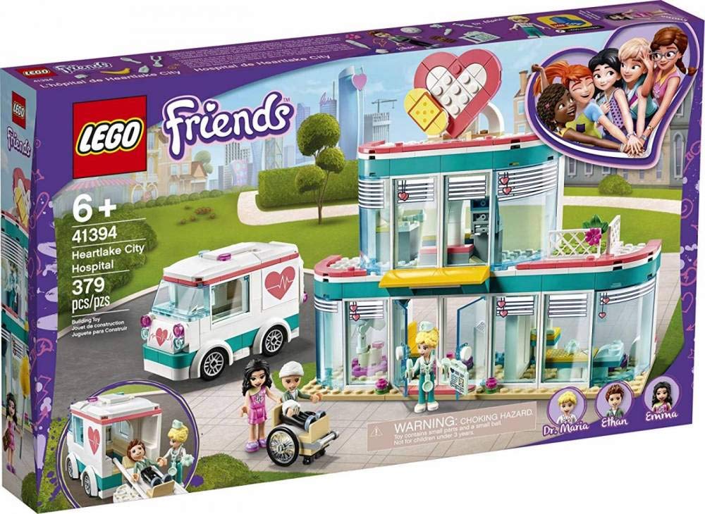 LEGO Friends Heartlake City Hospital 41394 Best Doctor Toy Building Kit Featuring LEGO Friends Character Emma 2020 379 Pieces