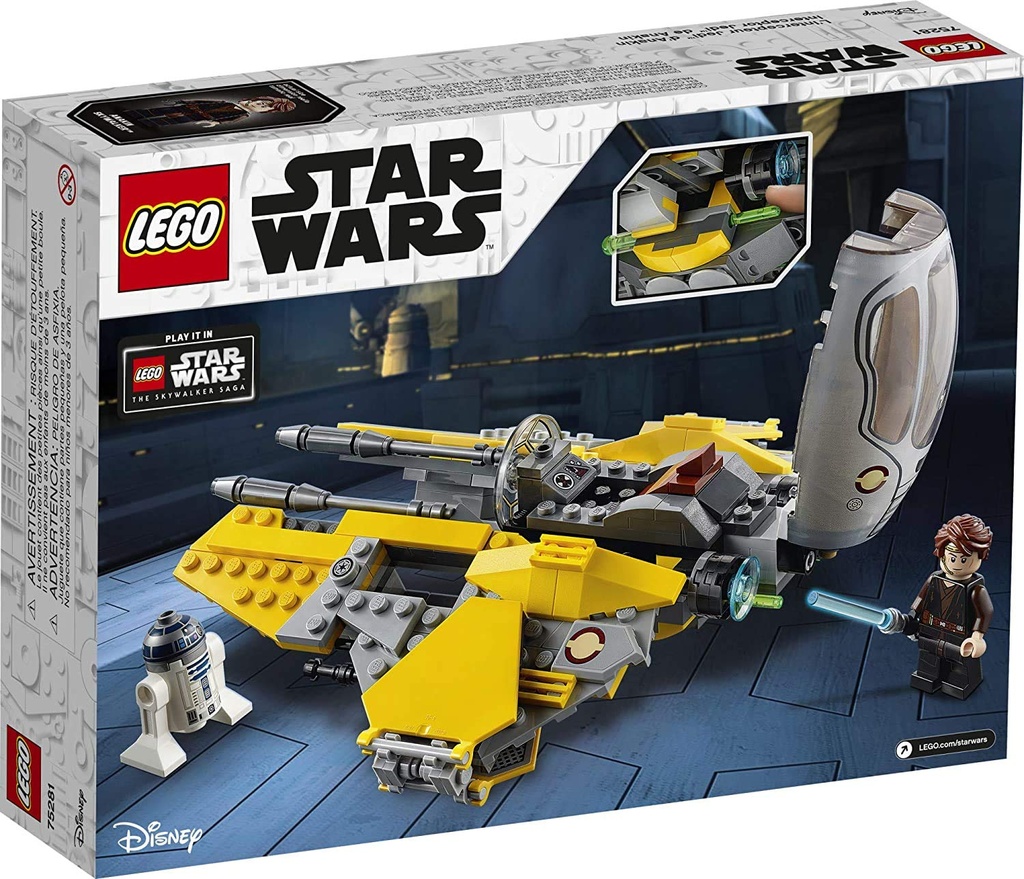 LEGO 75281 Star Wars The Interceptor of Anakin with R2D2
