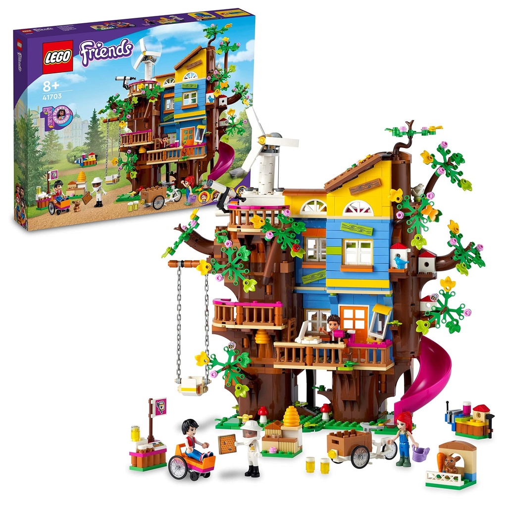 LEGO Friends Friendship Tree House 41703 Building Kit Fun Birthday Gift Idea for Kids Aged 8 Who Care About the Environment and Enjoy Creative Adventure Toys 1114 Pieces