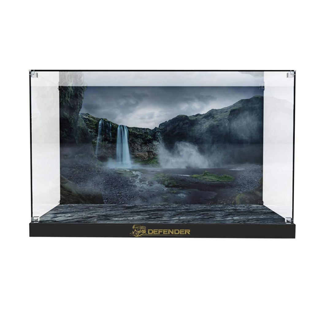 HYZH Acrylic Display Case for LEGO 42110 Technic Land Rover Defender Off Road 4x4 Car Not Included Lego Model