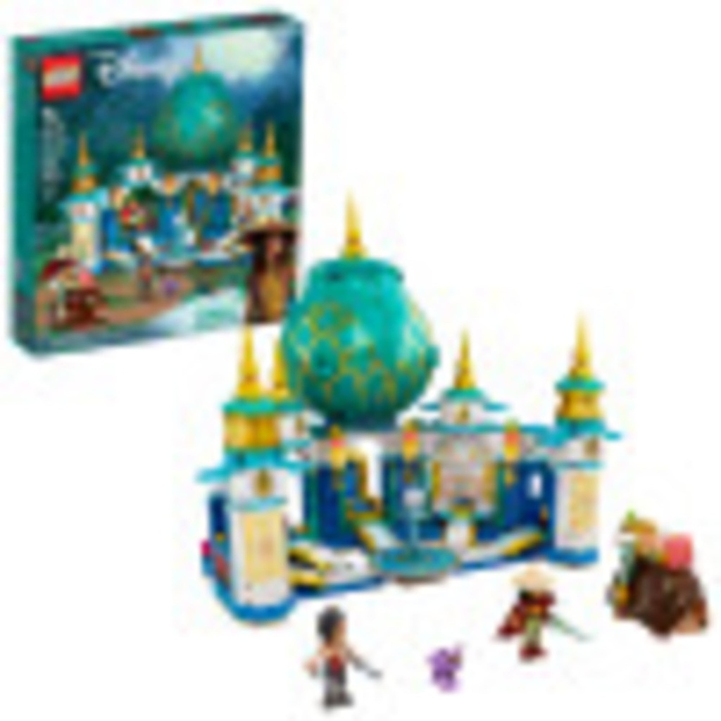 LEGO Disney Raya and The Heart Palace 43181 Imaginative Toy Building Kit Makes a Unique Gift for Kids Who Love Palaces Adventures with Characters 2021 610 Pieces Multicolor One Size