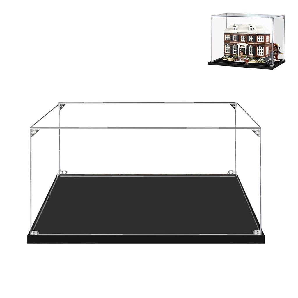 Hosdiy 3mm Acrylic Display Case for Lego Home Alone Compatible with Lego 21330 Showcase Only Display Case No Model