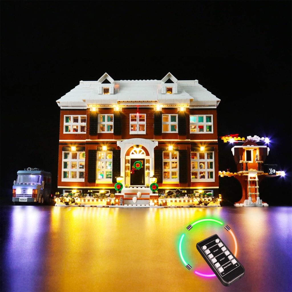 LED Light Kit for LEGO 21330 Home Alone Light Kit ONLY LEGO Model NOT Included Remote Control