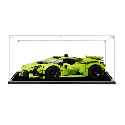 Acrylic Display Case for Lego 421154205642083420964212542143 Technic Racing Car Building Set Dustproof Transparent Clear Protective Case The model NOT included 2mm