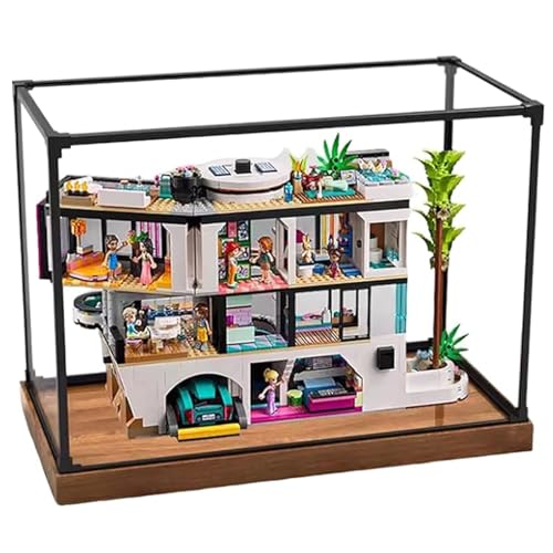 Acrylic Display Box for Lego 42639 Villa Model Transparent Dustproof Display Box Compatible with Lego 42639 Model Model Not Included Style B