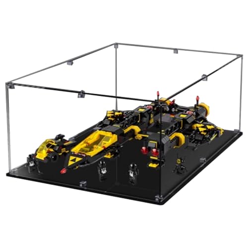 Acrylic Display Case Compatible with Lego 10355 Space Shuttle Model Set Transparent Dustproof Protection Collection Organizer Storage Cabinet Display Case Only Transparent
