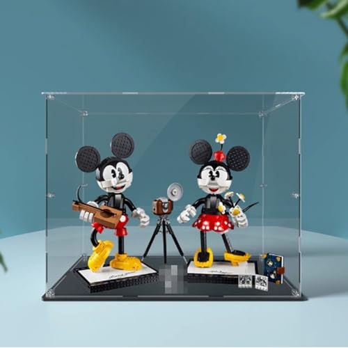 Acrylic Display Case for Lego 43179 Model DustProof Display Box Storage Box Transparent Box Compatible with Lego 43179 kit Model Not Included Transparent