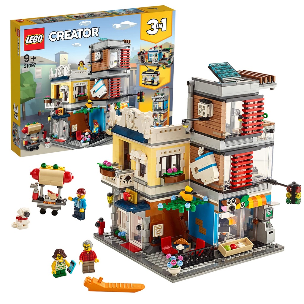 LEGO 31097 Creator Townhouse Pet Shop Café