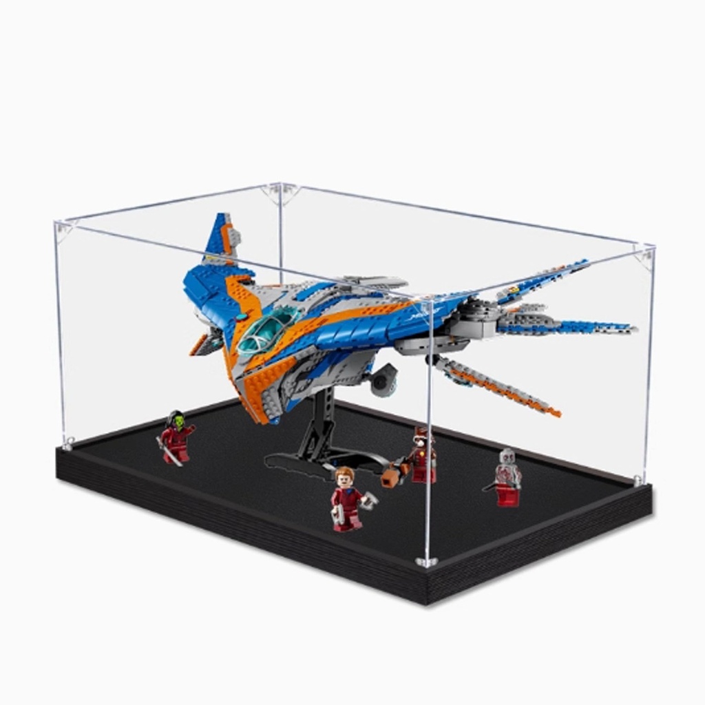 Acrylic Display Case Compatible with Lego 6286 Guardians of The Galaxy Display Case Kit Dustproof Transparent Display Case Storage Box Display Case Only 2mm