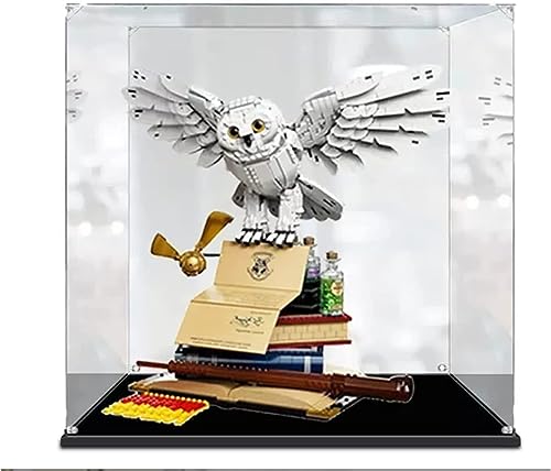 Display Box Compatible with Lego 76391 Hogwarts Hedwig Harry Potter dustproof Display case Brick Models not Included3mm