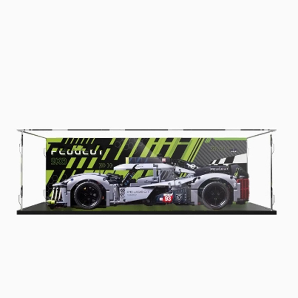 Acrylic Display Clear Collectors Box Compatible with Lego 42156 Automobiles Building Block Model Dust Storage Box Display Box Box Only