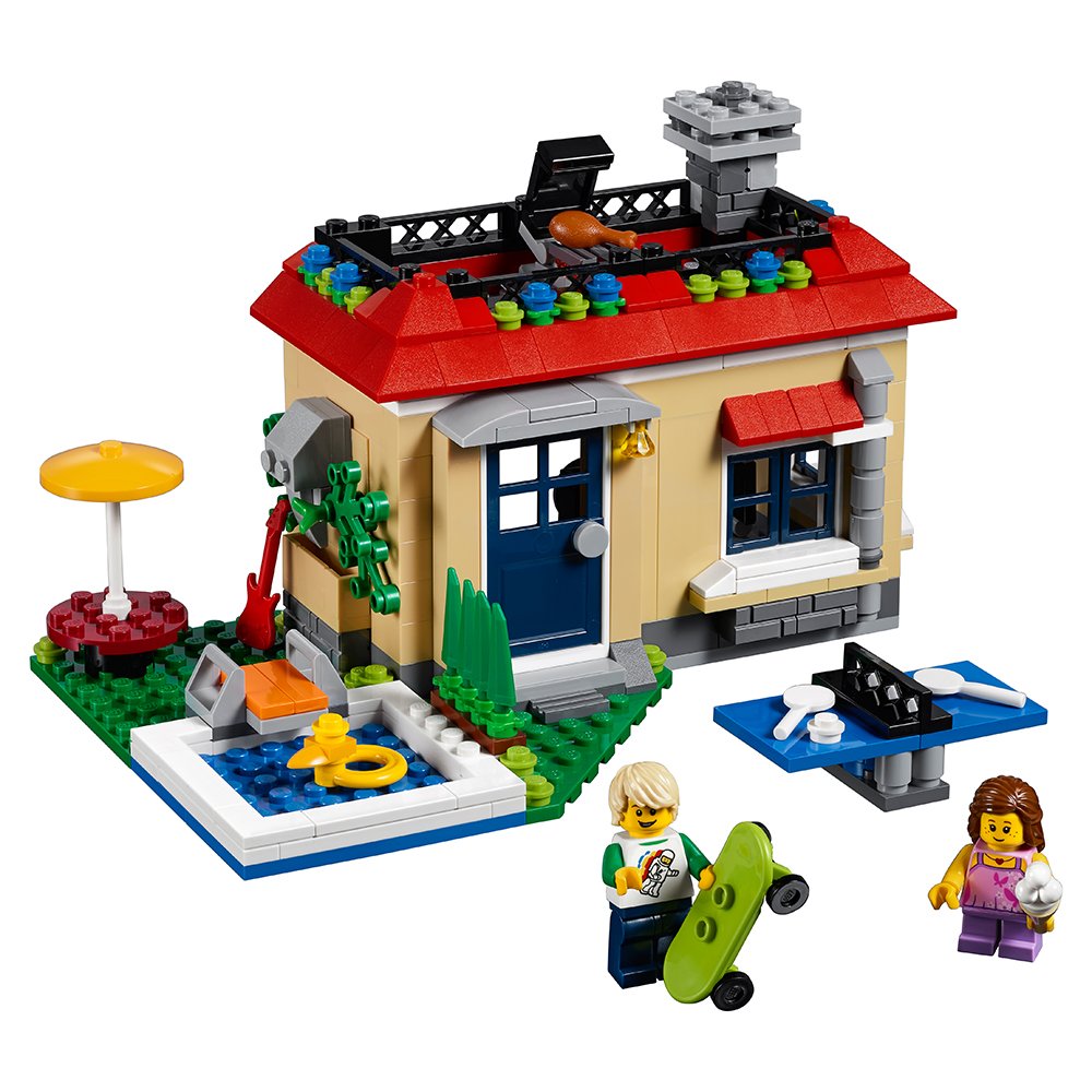 LEGO Creator Modular Poolside Holiday 31067 Building Kit 356 Piece