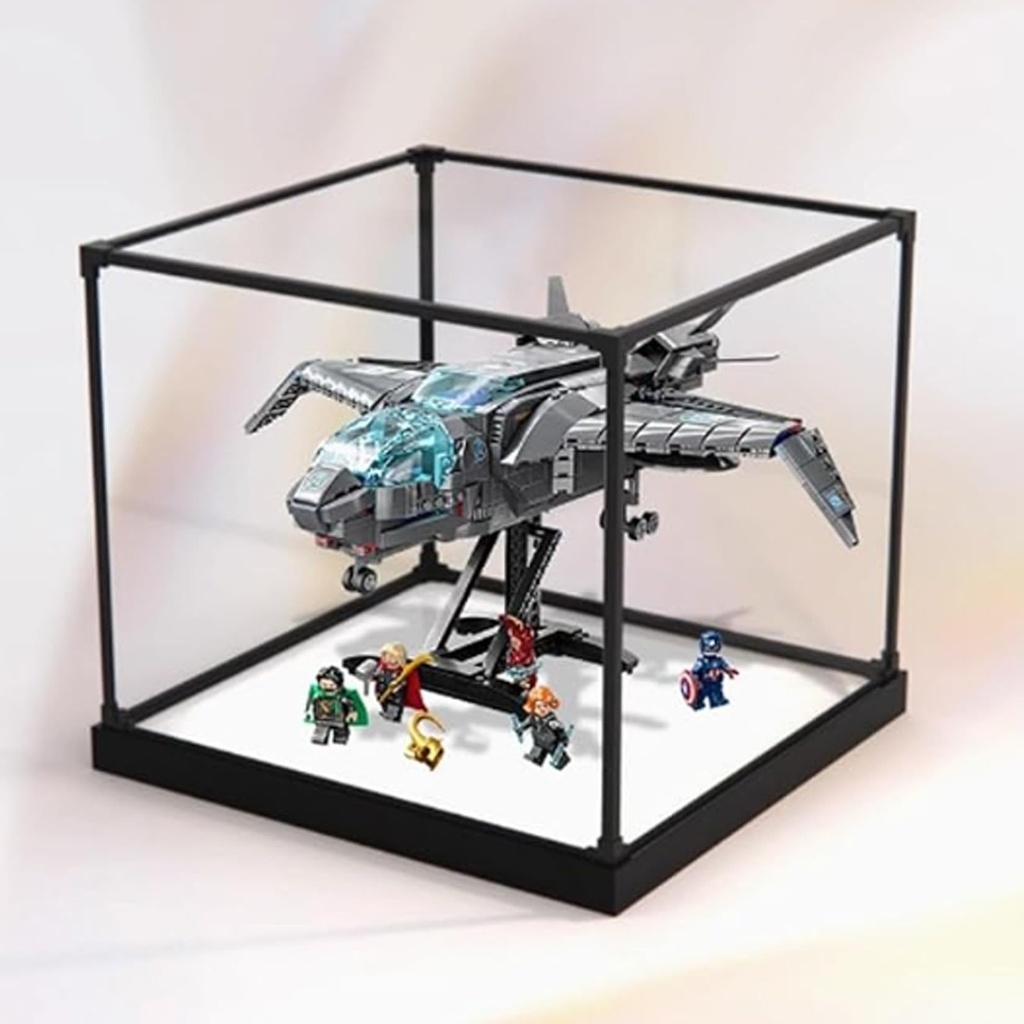 Acrylic Display Box for Lego 76248 Kun Fighter Aircraft Model Transparent Dustproof Display Box Storage Box Compatible with Lego 76248 Model Model Not Included Style B
