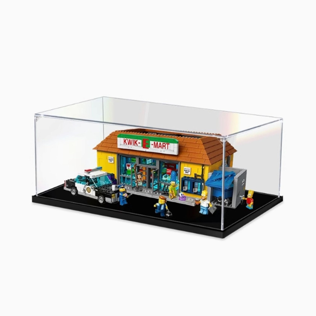 Transparent acrylic display box for Lego 71016 Supermarket model collection dustproof display box display box only 3mm