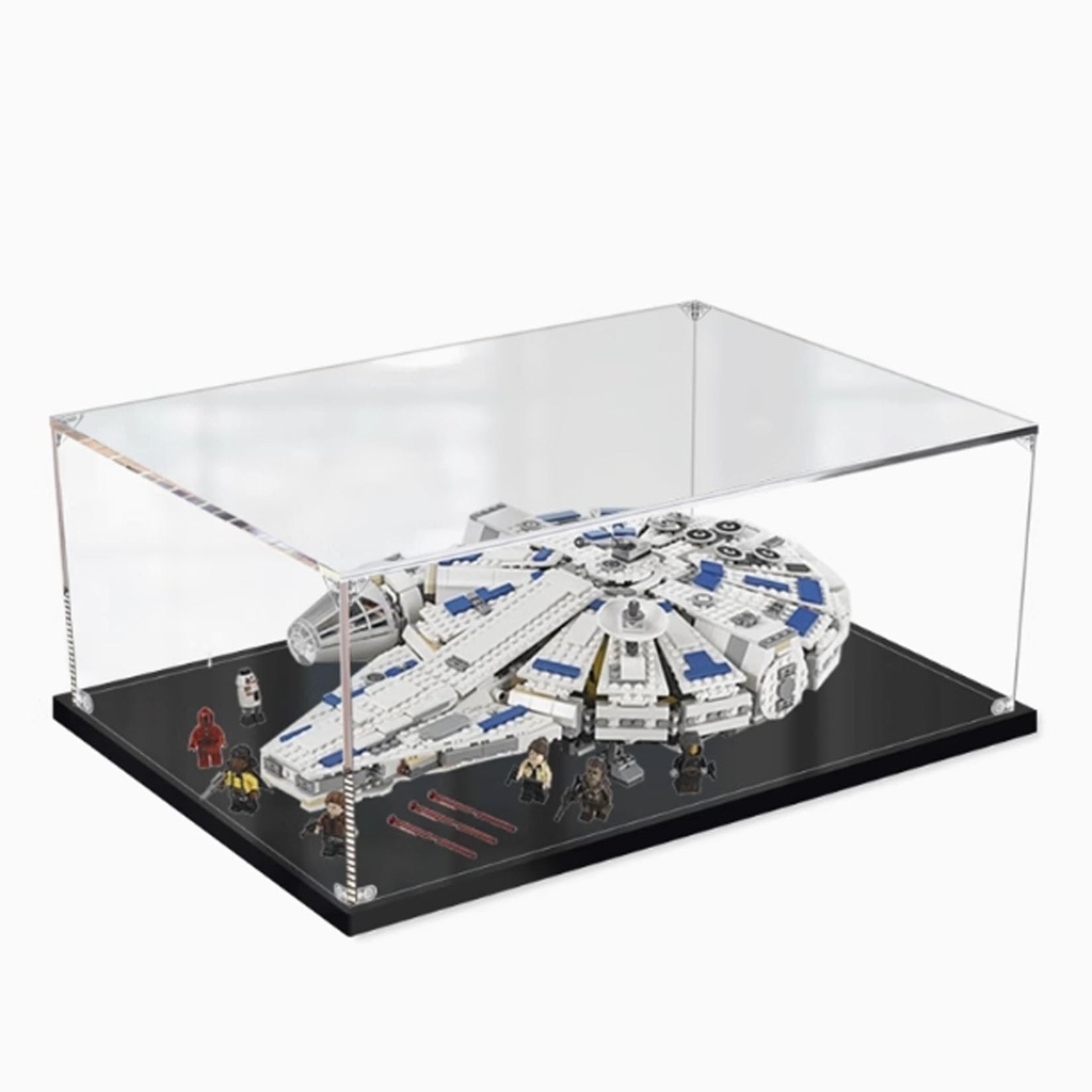 Acrylic Display Case for Lego 75212 Millennium Falcon Dustproof Display Case Model not included 2mm