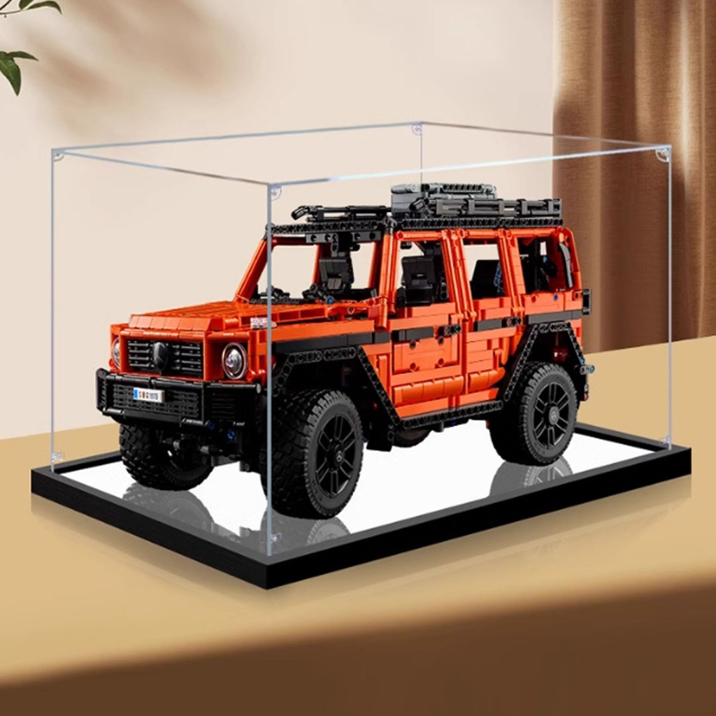 Acrylic Display Case Compatible with Lego 42177 Offroad vehicle Building Block Model Protective UV Dust Collector Box Collectors Gift Protect your masterpieces Box Only 2mm mirrors