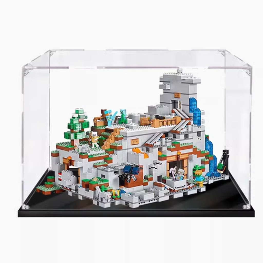 Acrylic Display Box Compatible with Lego Cave 21137 Transparent Box for 21137 Display Box Box Only 3mm