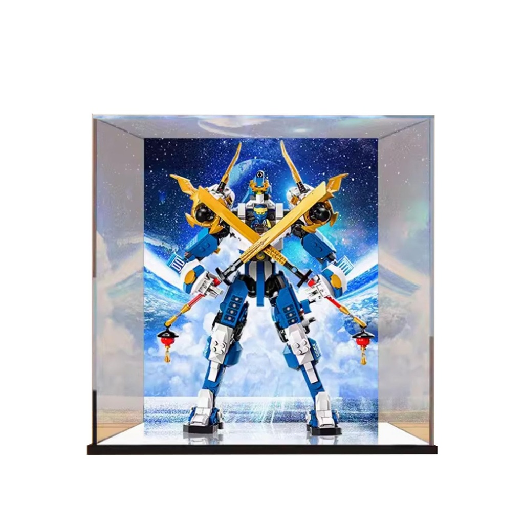 Acrylic Display Case for Lego 71785 Dustproof Box Storage Box Transparent Box Display Box Compatible with Lego 71785Only Case No Model