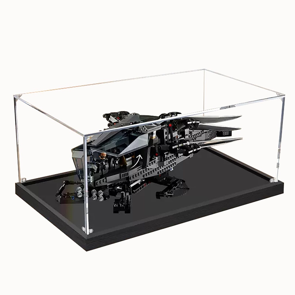 Figures Display Box for LEGO 10327 Dune Atreides Royal Ornithopter Acrylic Dustproof Transparent Display Case No Model 3mm
