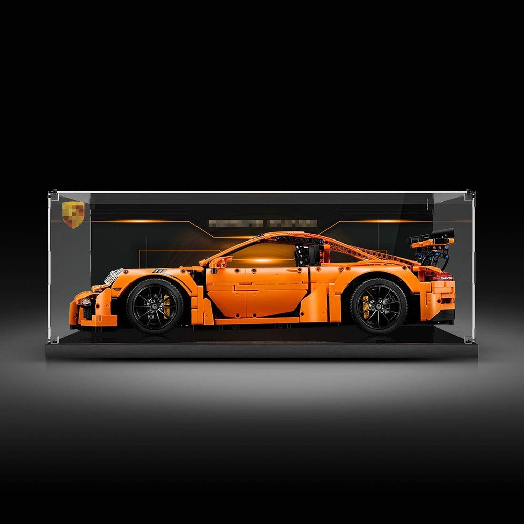 YDDY Display Case for Lego Technik Porsche 911 GT3 RS 42056 Acrylic Display Case Lego Technology Not Included Lego Model