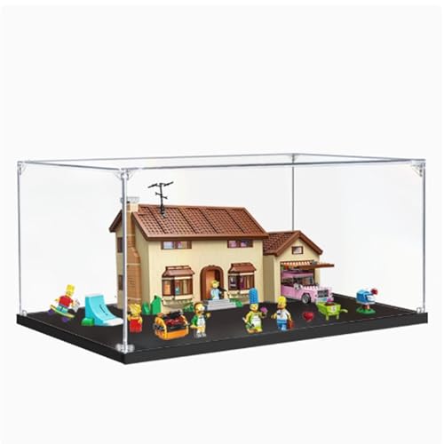 Acrylic Display Case Compatible with Lego 71006 House Kit Dustproof Transparent Display Case Storage Case Display Case Only 2mm