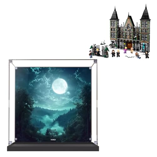 Acrylic Display Case for Lego 76453 Malfoy Manor Building SetClear Display Case DustProof Display Case Compatible with Lego 76453 Only Display Case Background