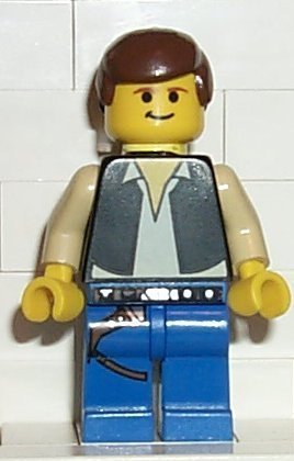 Han Solo Blue Legs Millenium LEGO Star Wars Figure
