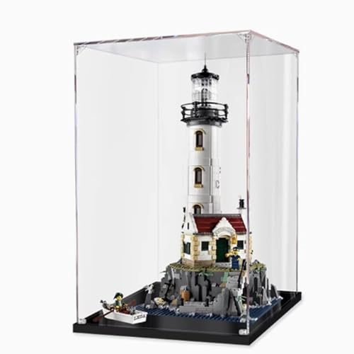 Acrylic Display Case Compatible with Lego 21335 Electric Lighthouse Case Kit Dustproof Transparent Display Case Storage Box Display Case Only 3mm