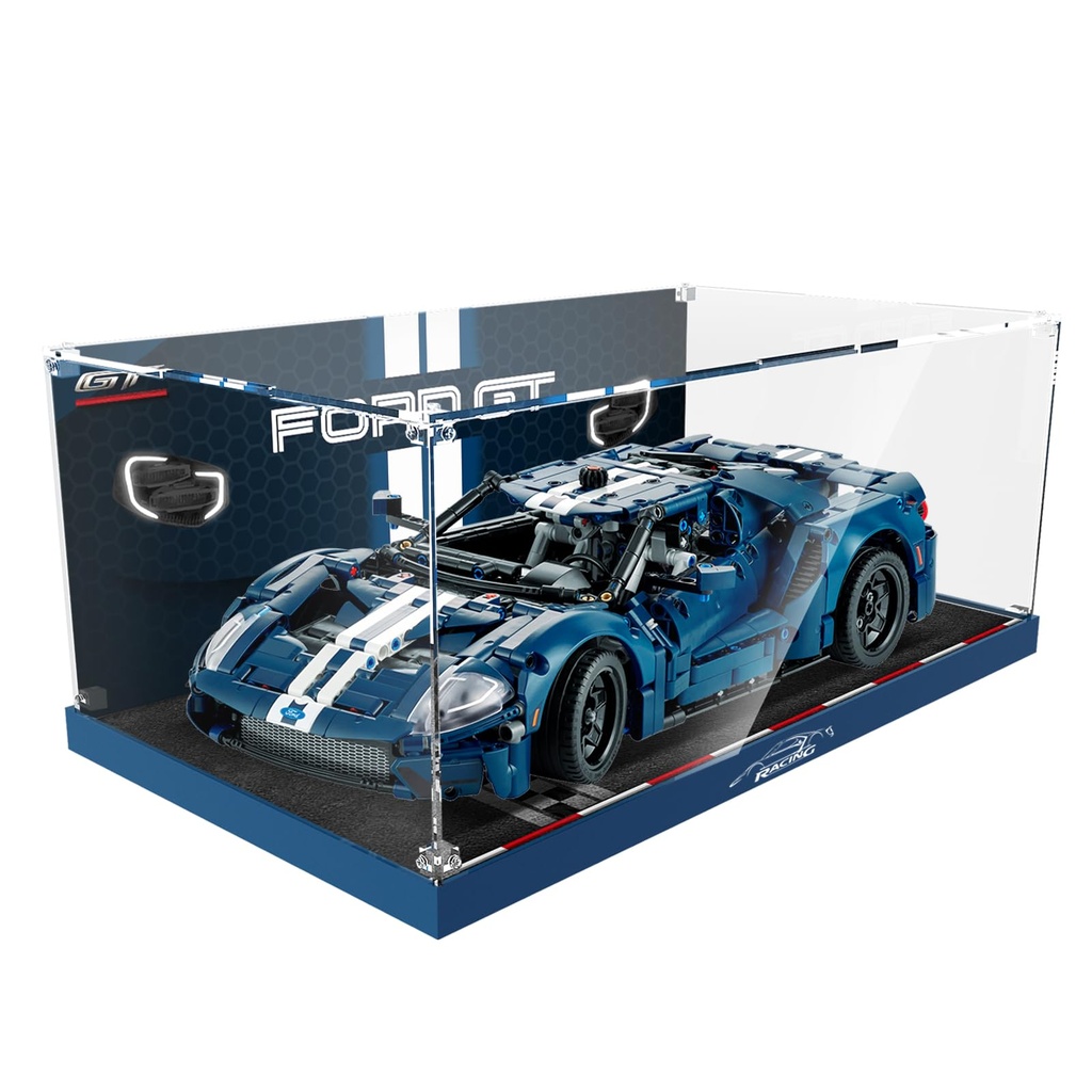 PIPART Acrylic Display Case for Lego 42154 Ford GT Car Model ONLY Display Case Lego Model NOT Included