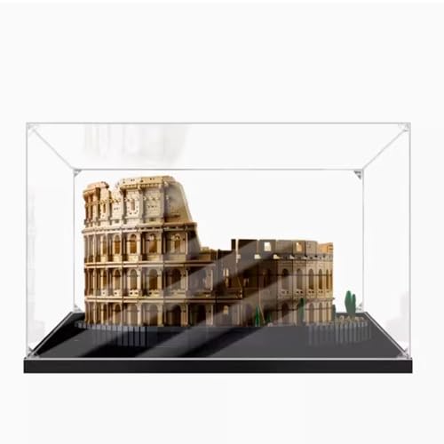 Acrylic Display Case for Lego 10276 Colosseum Model Dustproof Display Box Storage Box Transparent Box Display Box Compatible with Lego 10276 Case only No Model