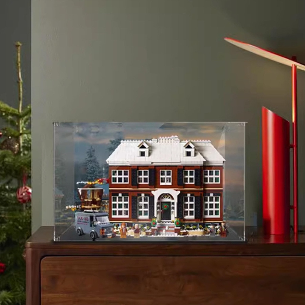 Acrylic Display Case Compatible with Lego 21330 Kids house Building Block Model Protective UV Dust Collector Box Collectors Gift Protect and decorate your masterpieces Box Only Background