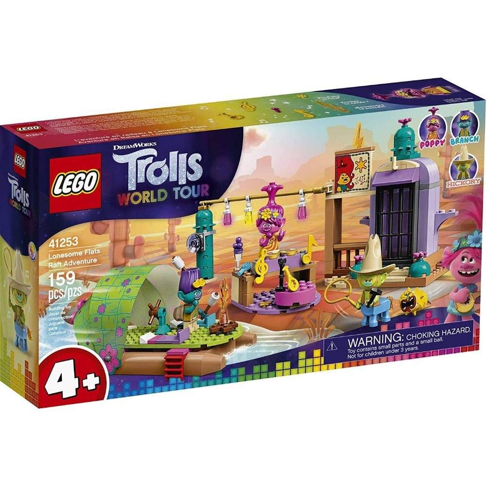 LEGO Trolls World Tour Lonesome Flats Raft Adventure 41253 Kids Building Kit Great Trolls Gift for Creative Kids 2020 159 Pieces