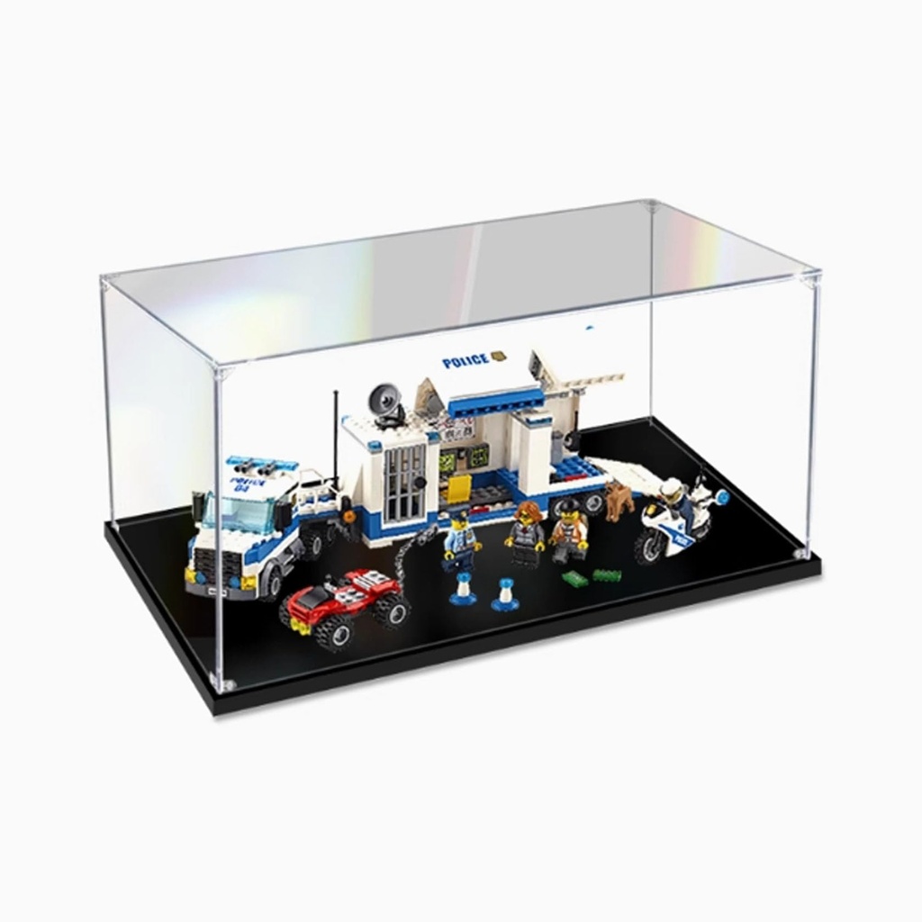 Transparent acrylic display box for Lego 60139 Mobile Command Centre model collection dustproof display box display box only 3mm