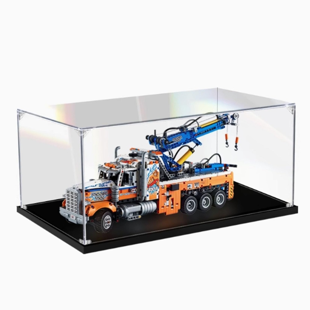 Acrylic Display Case for Lego 42128 Heavy duty trailer Dustproof Display Case Model not included 3mm
