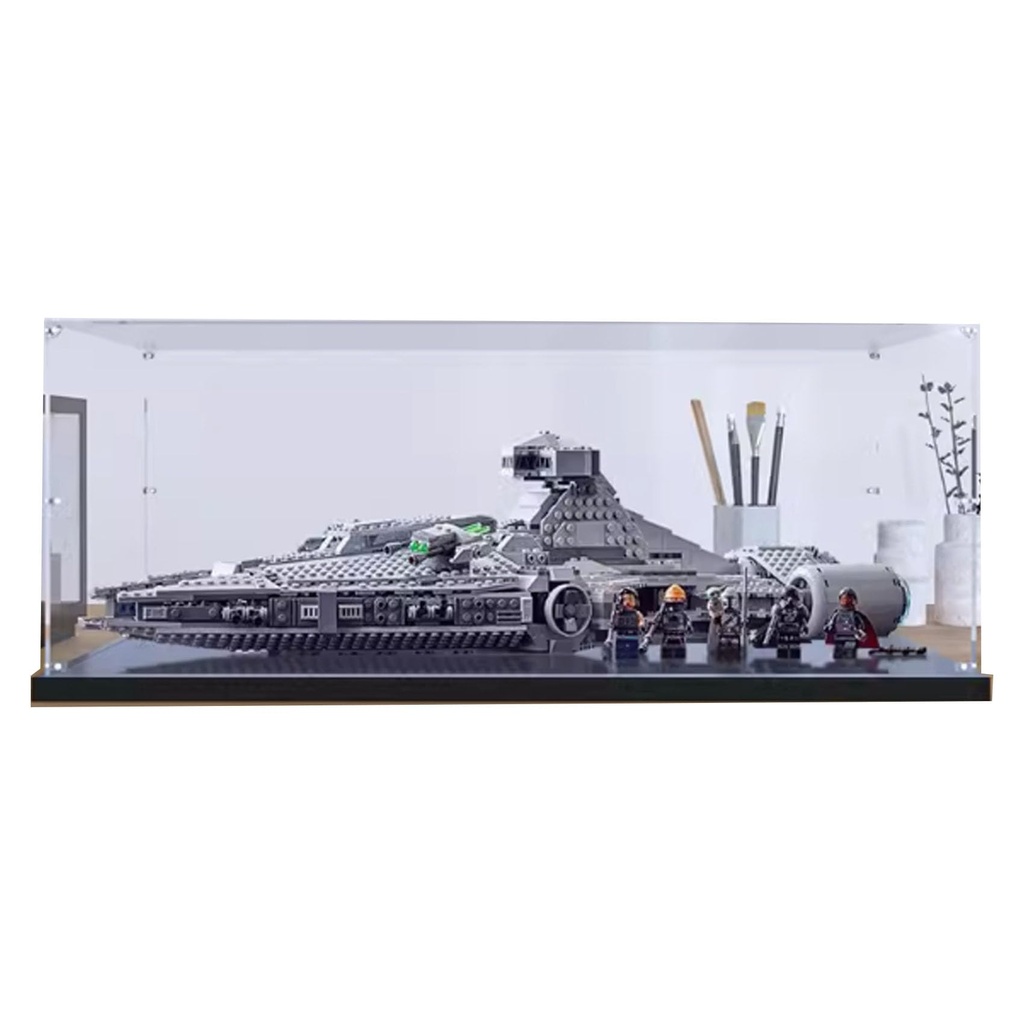 Acrylic Transparent Display Case for Lego 75315 Cruiser Model Dustproof Transparent Display Case Showcase 255 110 74 inches Display Case Only 3mm