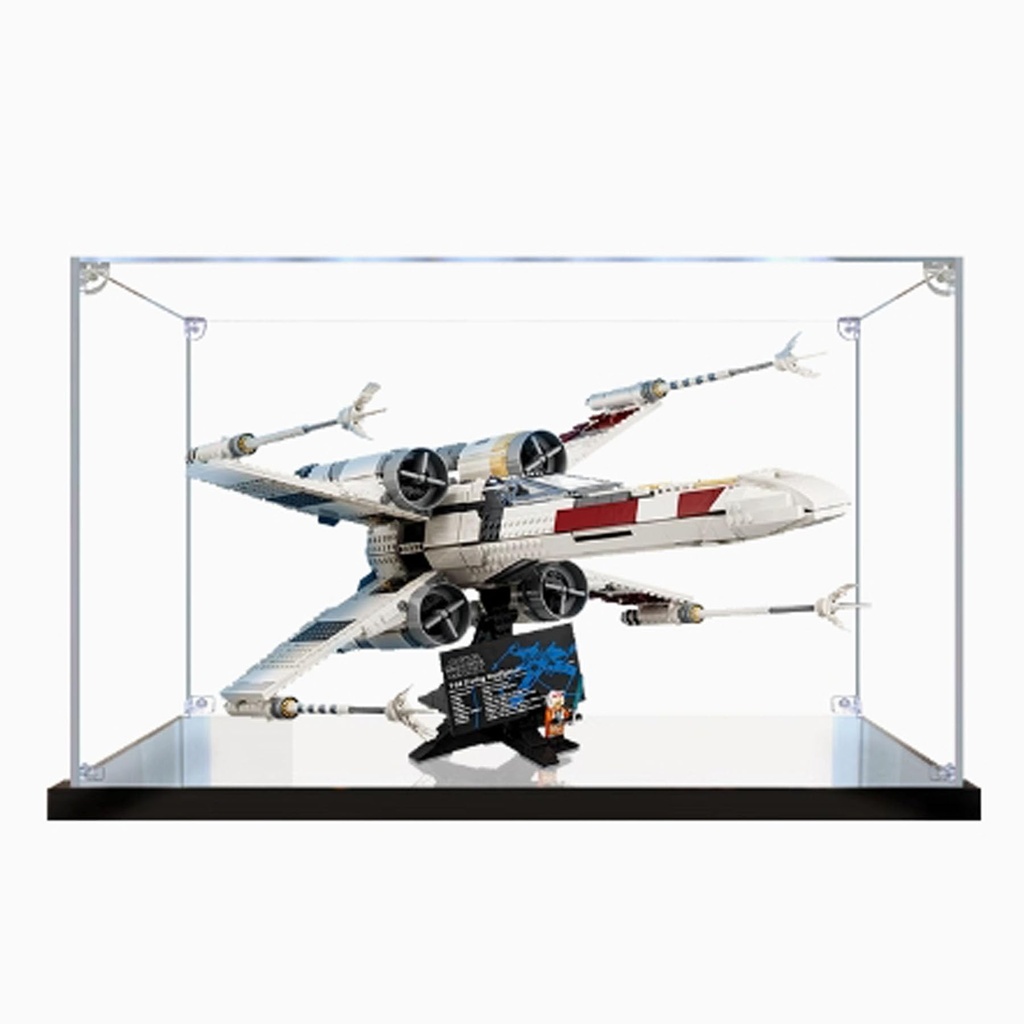 CHIFENMS Acrylic Display Box for Lego 75355 Starfighter Clear Dustproof Display Box Box Only Lego Set Not Included 2mm