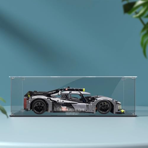 Acrylic Display Case Is Compatible with Lego 42156 9X8 Hybrid Sports Car Model Collectibles Dustproof Clear Display Box only Storage Box 3mm transparent