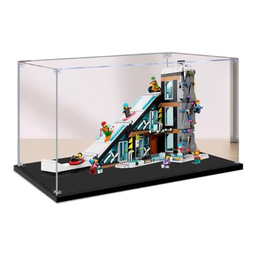 Acrylic Display Case for Lego 60366 Rock Climbing Ski Resort Dustproof Display Case Model not included 3mm