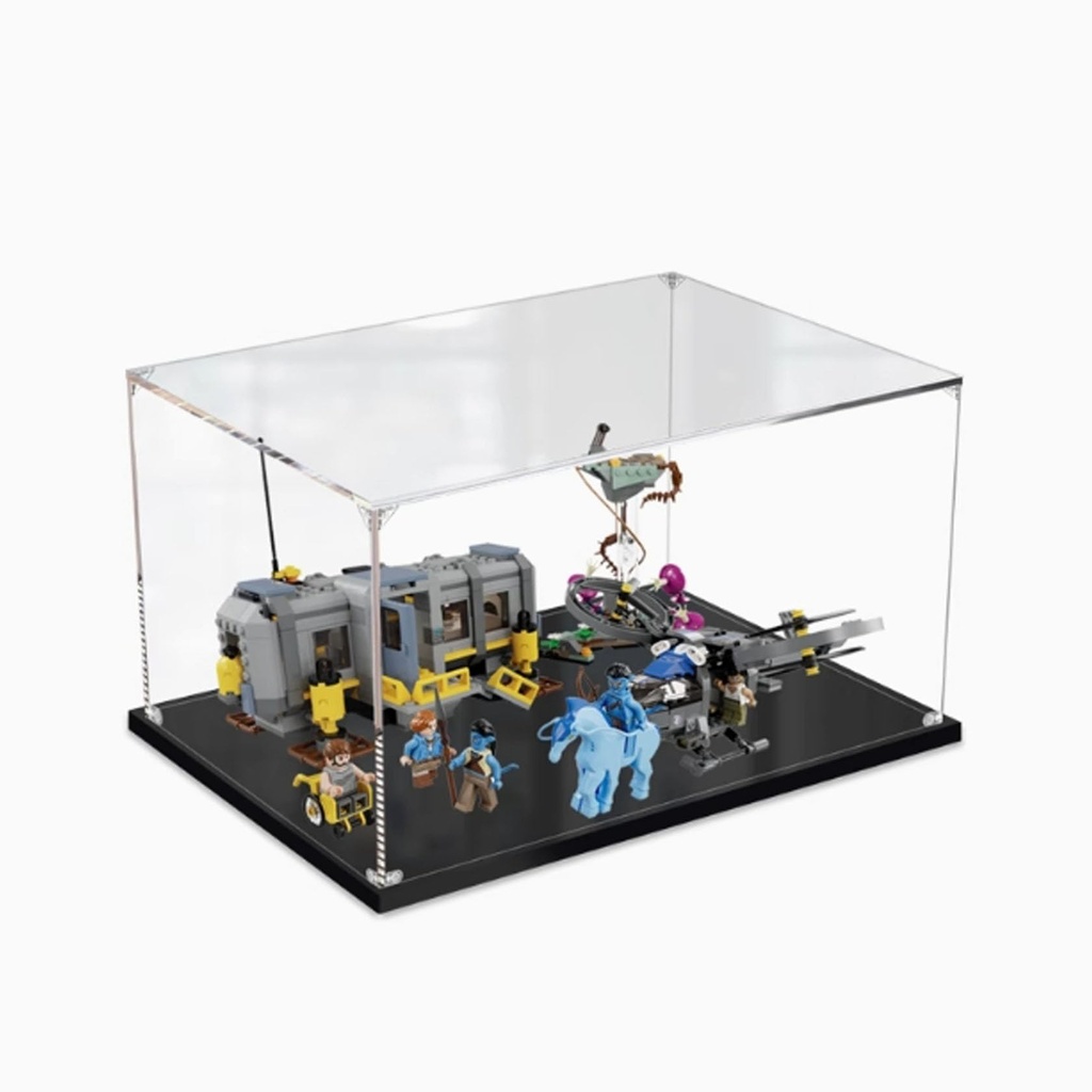 Transparent acrylic display box for Lego 75573 transport aircraft model collection dustproof display box display box only 3mm