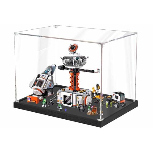 Acrylic Display Case for Lego 60434 Space Base and Rocket Launchpad Model without Brick Model 2 mm