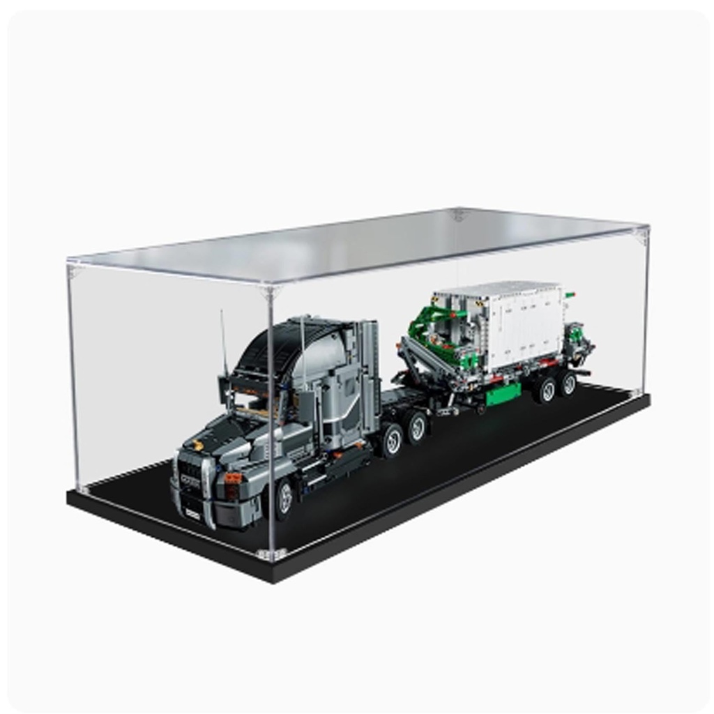 Acrylic clear display case for Lego 42078 Trucks model dustproof display case easy to assemble 346 78 118 inches Model not included 3mm