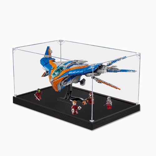 Transparent Acrylic Display Box for Lego 76286 Fighter Aircraft Display Box Block Collectibles Transparent Dustproof Display Box Organiser Display Box Stand Display Box Only 2mm