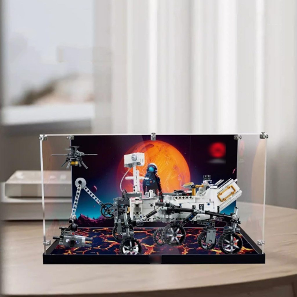 Acrylic Display Box Compatible with Lego 42158 Mars Rover Used to Protect The ModelDisplay case only