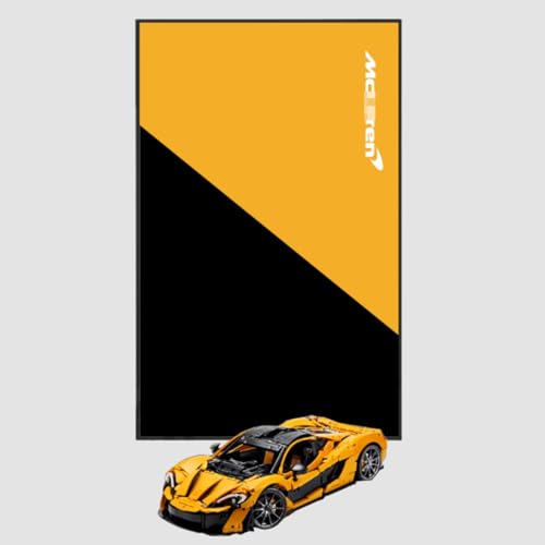 Figures Display Wall Mount for LEGO for 42172 for McLarren P1 Hypercar Model Wall Mounting Bracket Decoration No Model B