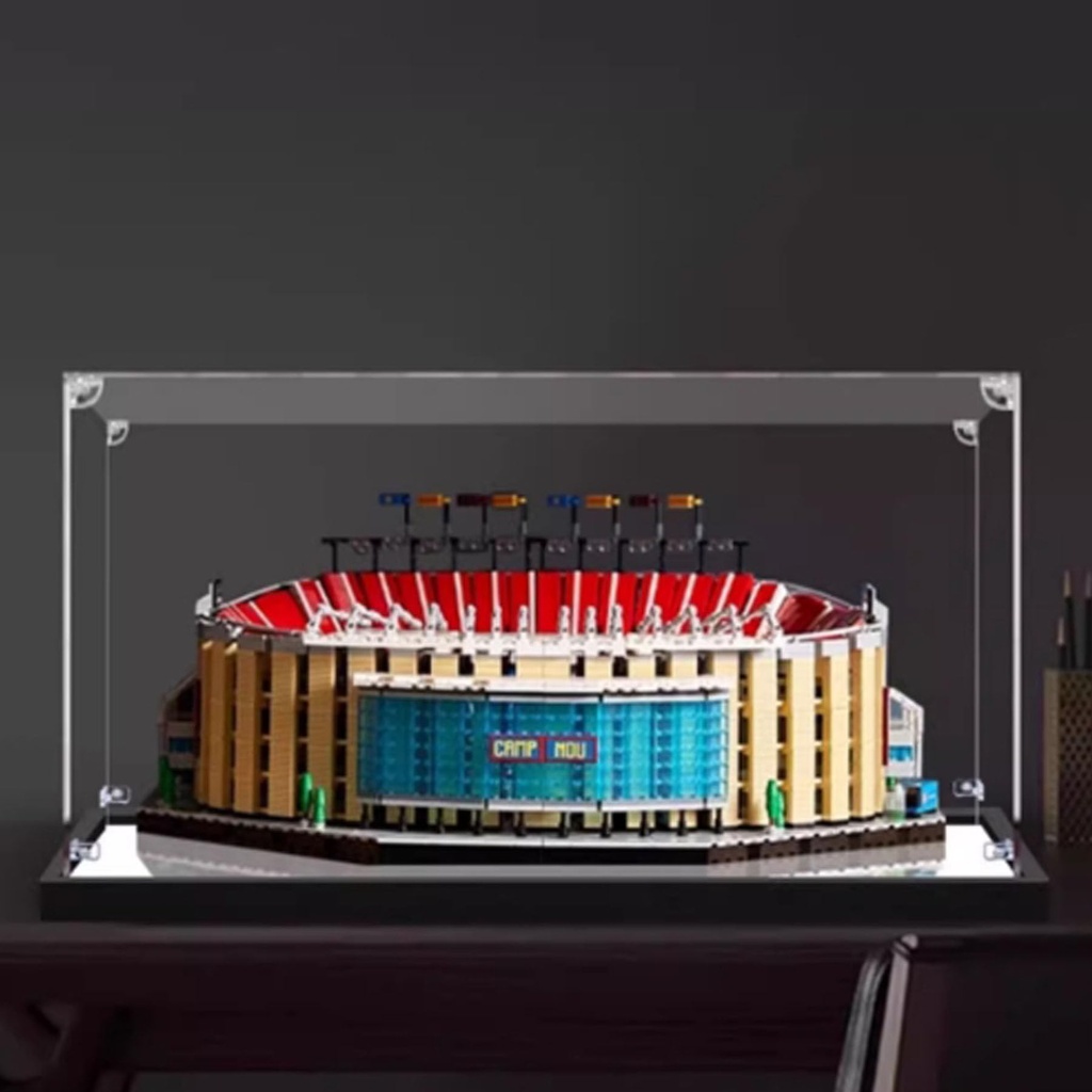 Protect and Decorate Your Acrylic Masterpieces Compatible with Lego Court Model 10284 UV Dust Collector Box Collectible GiftBox Only 2mm Mirrors