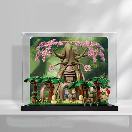 Acrylic Display Case Compatible with Lego 77092 Deku Tree Display Case Kit Dustproof Transparent Display Case Storage Box Display Case Only BackPainted