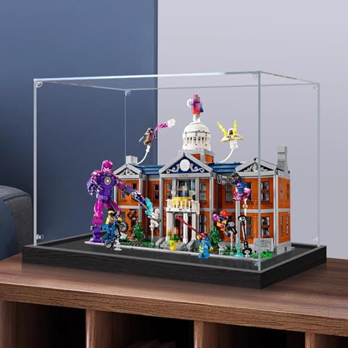 Acrylic Display Cases Box Suitable for Lego Villa X Mansionshowbox Used for Model Display Dustproof Collectible Storage Model Not Included 3mm transparent