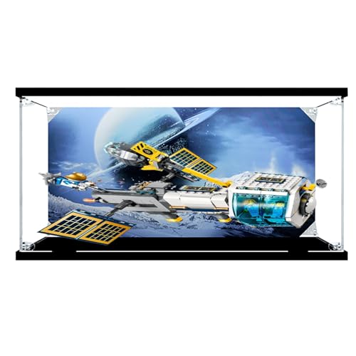 Acrylic Display Case for LEGO Models Clear Protective Showcase Box for 60349 DustproofAntiUVand ScratchResistant Display Case CollectiblesPerfect for Displaying LEGO Creations Light board